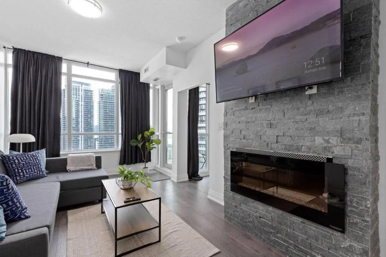 Lux 1 Br-Den Dwtn Condo Near Cn Tower With Parking Toronto 0*,
